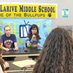 Armand Larive Middle School ALTV broadcast