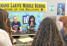Armand Larive Earns National Recognition Armand Larive Middle School ALTV broadcast