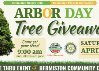 Arbor Day Tree Giveaway is April 4 in Hermiston