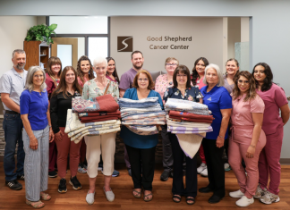 Good Shepherd Cancer Center receives lap quilt donations