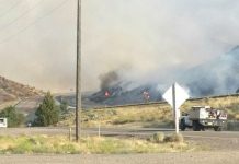 Interstate 84 Re-Opens in Eastern Oregon E. Oregon Wildfire