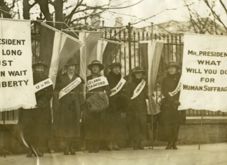 Traveling Smithsonian exhibit “Votes for Women” now on display in Pendleton