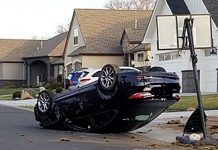 Teenager Flips Car Onto Its Top, Walks Away Without Injuries