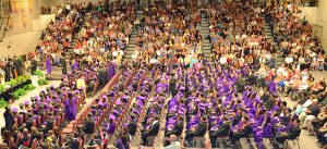 HHS graduation crowd