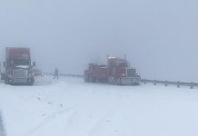 Severe Weather, Stuck Trucks Force Closure of Stretches of I-84