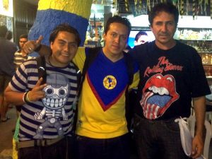 Nahol with World Cup Fans