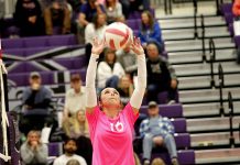 Photo Gallery: Hermiston Volleyball’s “Dig Pink” Night